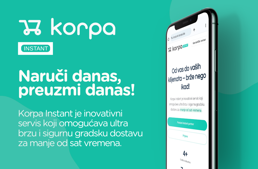 “Instant Korpa” – novi standard gradske dostave predstavljen na prestižnim regionalnim konferencijama