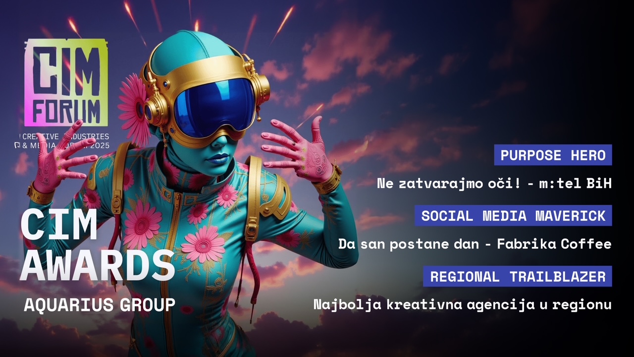 Tri priznanja na CIM AWARDS 2025 – Aquarius Group najbolja