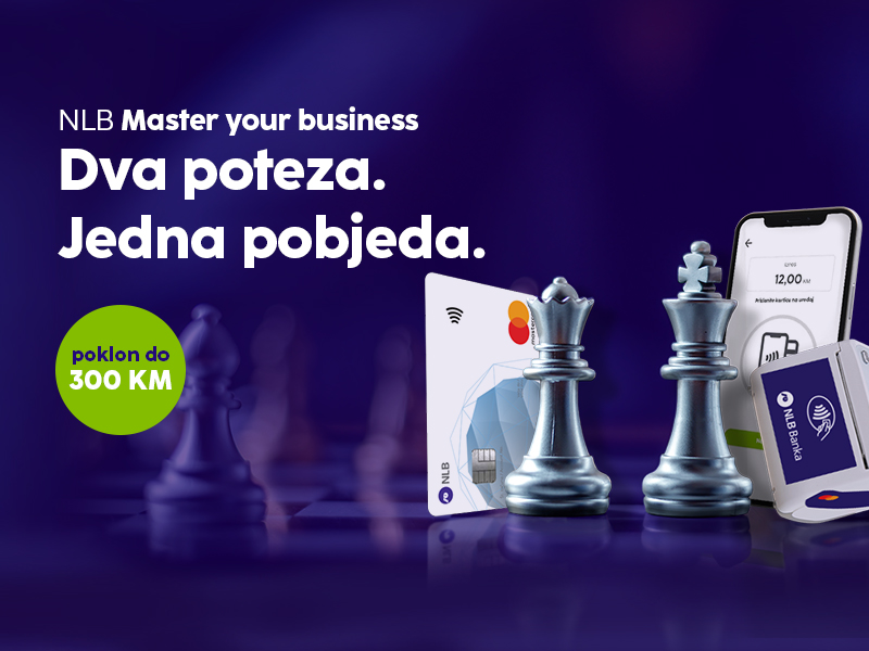 Dva biznis poteza do pobjede: Aktivacija NLB POS i NLB Mastercard Business kartice